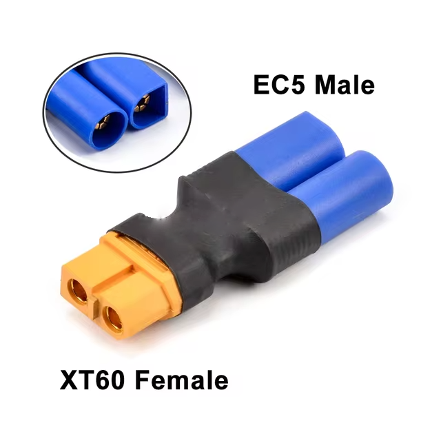 XT60 Female to EC5 Male Adaptor – Zaitronics