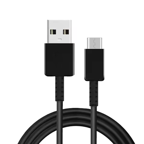 USB-A to USB-C Cable – 0.5m / 1m / 2m Black (USB 2.0)