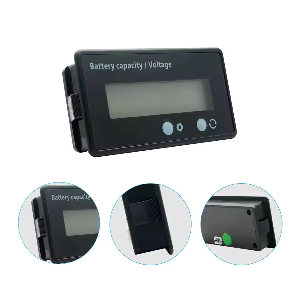 12V-48V Battery Capacity & Voltage Indicator