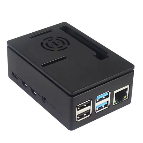 ABS Case For Raspberry Pi 4 Black + Fan
