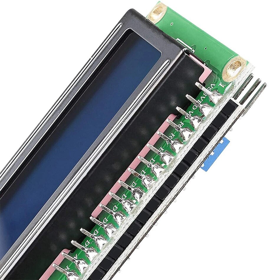 LCD1602 16x2 Character Display Module – 3.3V / 5V, White Text On Blue Backlight, HD44780 Compatible – For Arduino & DIY Electronics LCD1602 Display LCD1602 16x2 Character Display Module – 3.3V / 5V, White Text On Blue Backlight, HD44780 Compatible – For Arduino & DIY Electronics LCD1602 Display