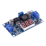 Red LED LM2596 + LED Voltage-Buck/Step-Down Converter Regulator