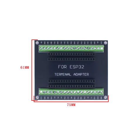 ESP32 Terminal Shield Expansion Board - Up To 38 Pin