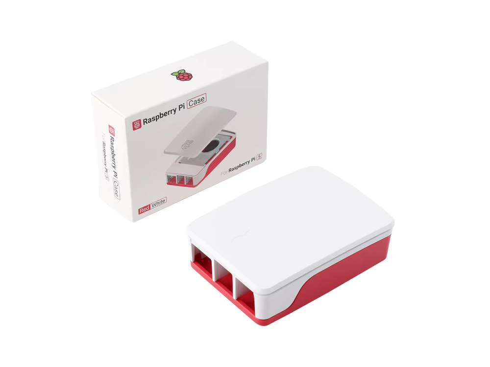 Raspberry Pi 5 Case Red/White