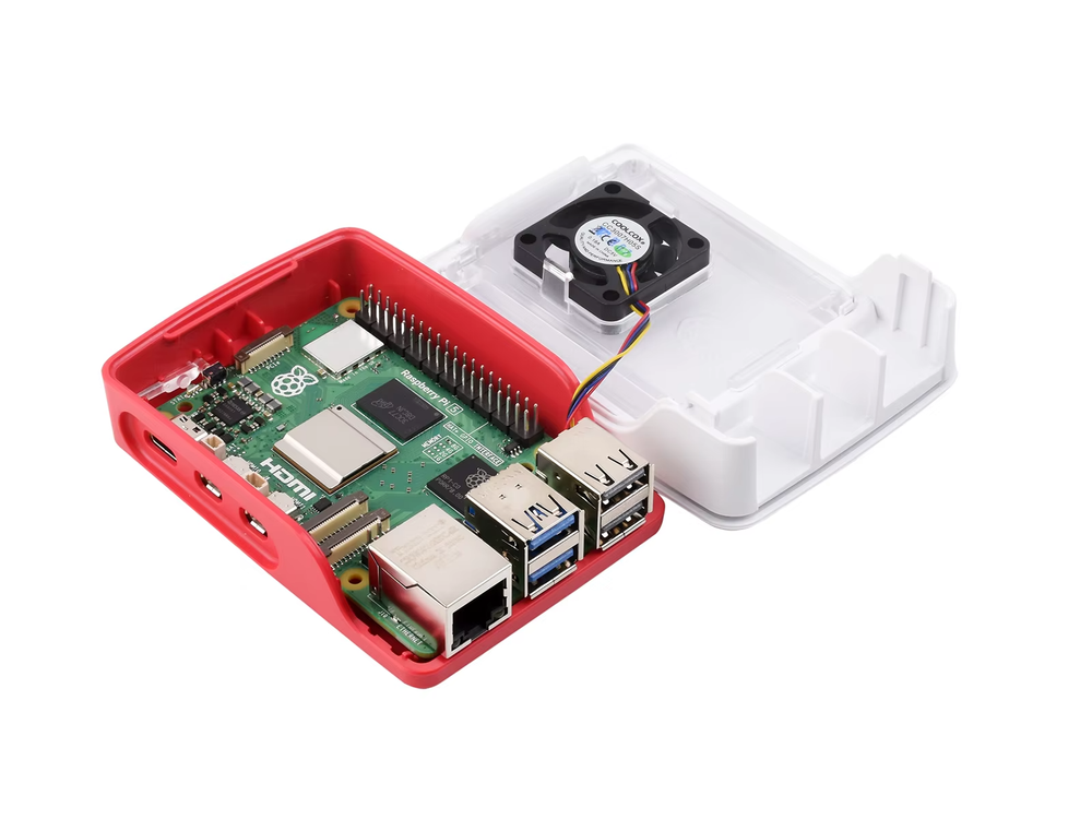 Raspberry Pi 5 Case Red/White