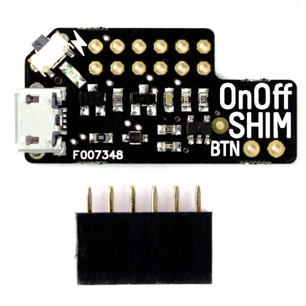 Pimoroni OnOff SHIM (micro-USB) For Raspberry Pi