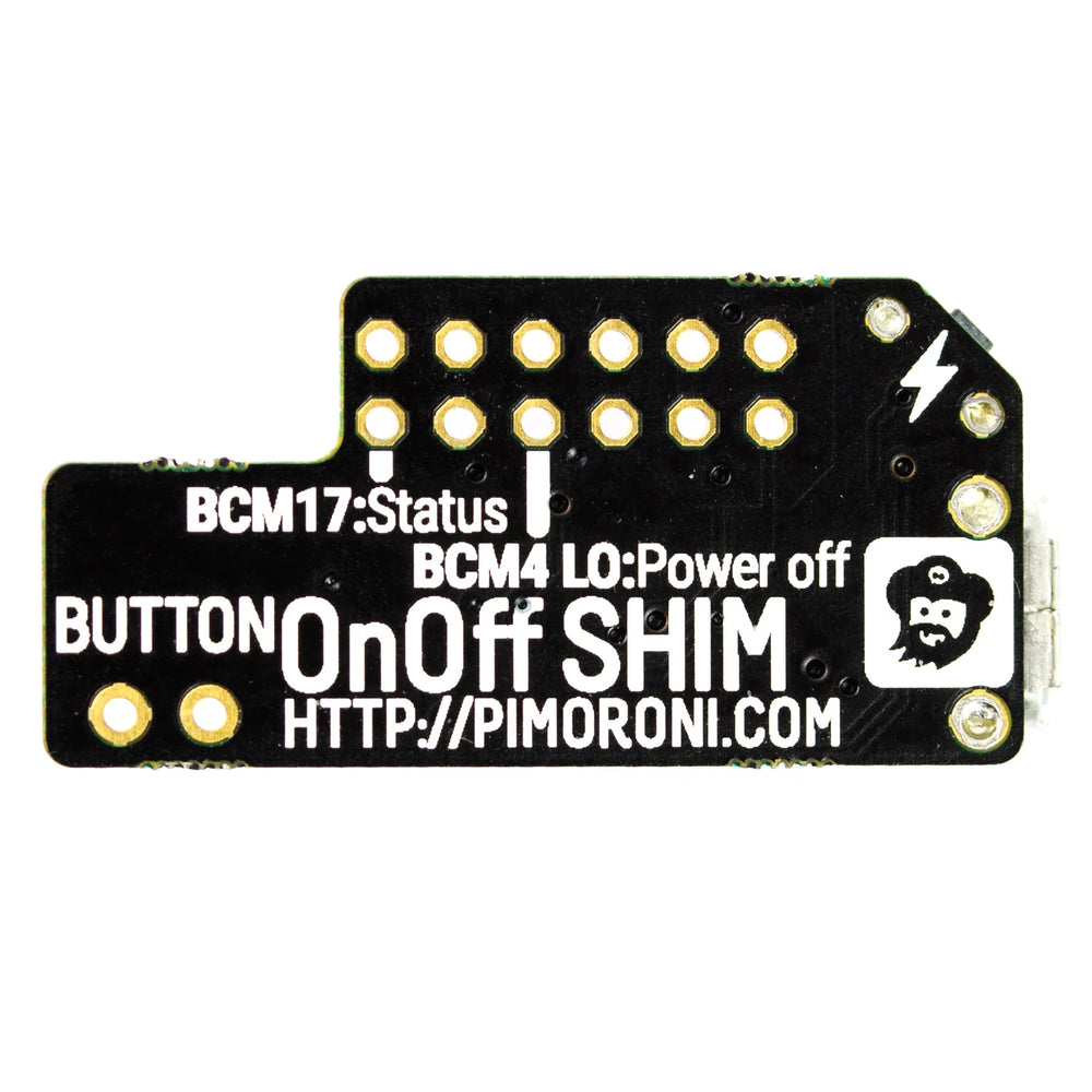 Pimoroni OnOff SHIM (micro-USB) For Raspberry Pi