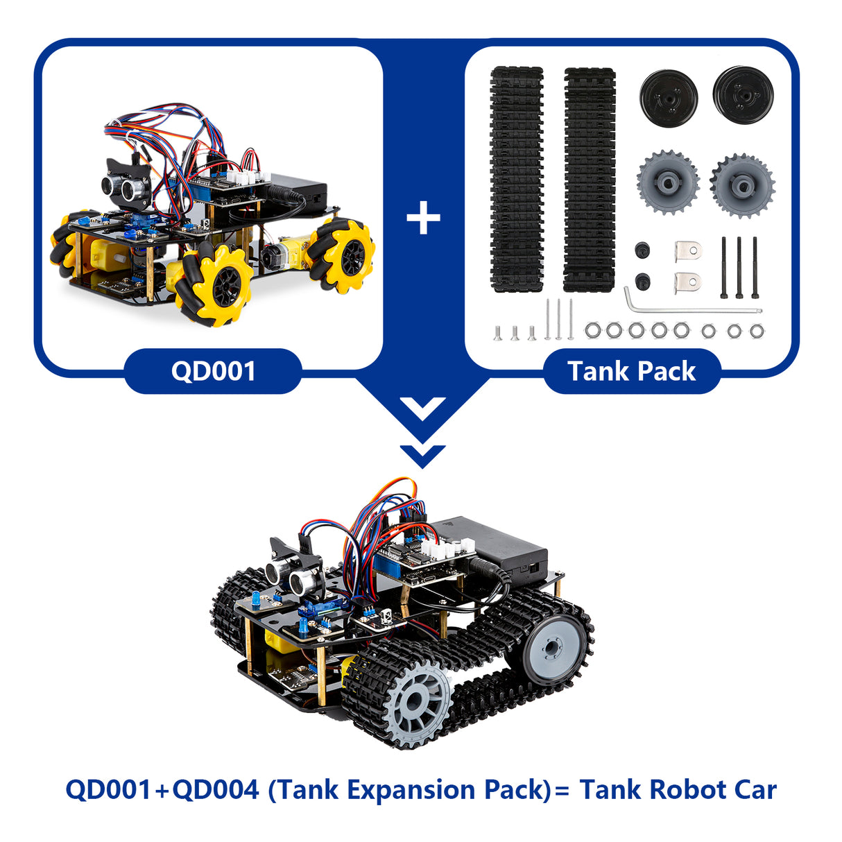 ACEBOTT Tank Expansion Pack For Smart Car Kit