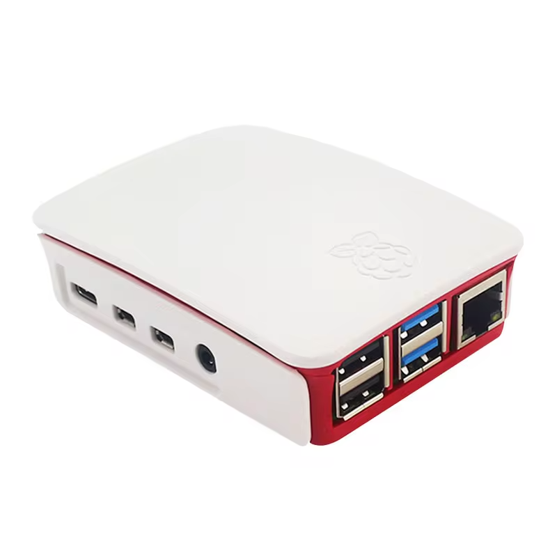 Raspberry Pi 4 Case Red/White