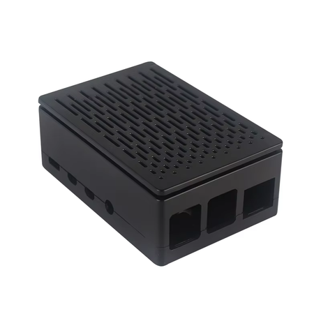 ABS Case For Raspberry Pi 4 Black + Fan