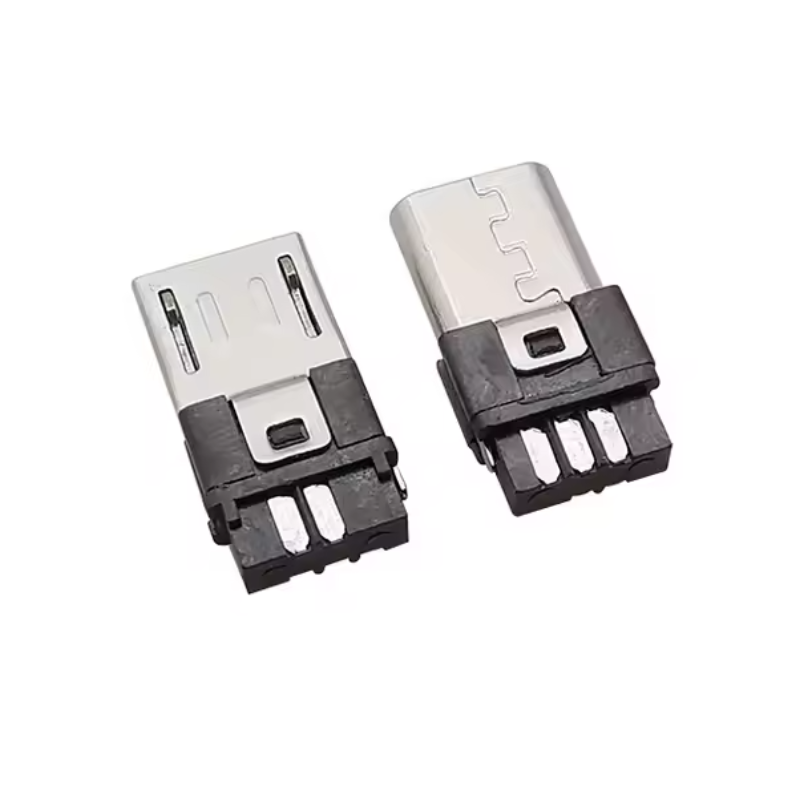 Micro USB Type B Male 5 Pin DIY Connector Plug 