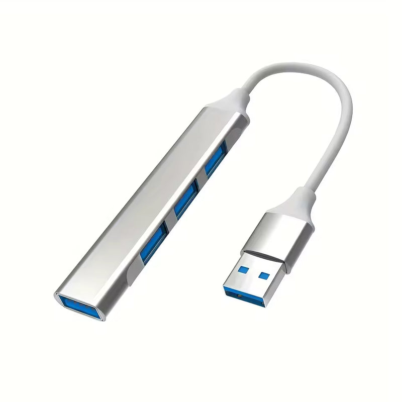 USB-A 4-in-1 Aluminum Hub Adapter