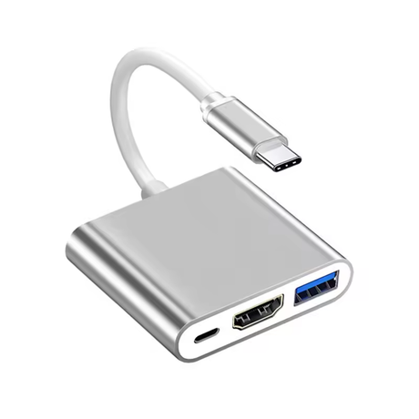 USB-C to HDMI 4K Adapter Hub with USB 3.0 and PD Charging