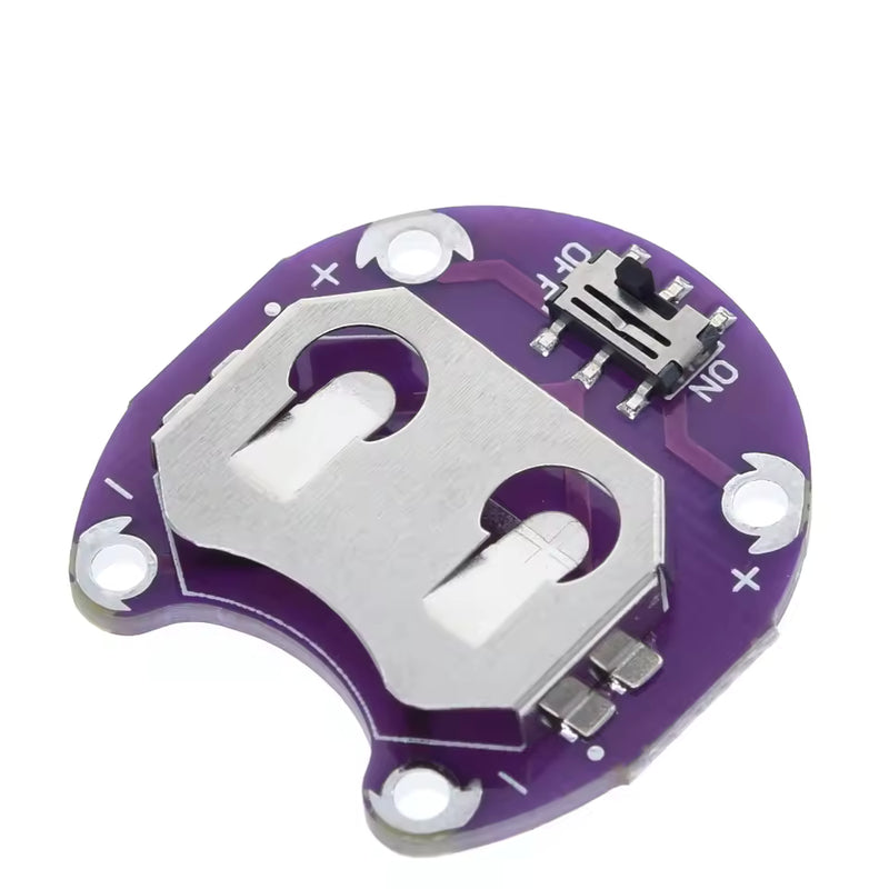 CR2032 3V Coin Cell Lithium Battery Holder for LilyPad