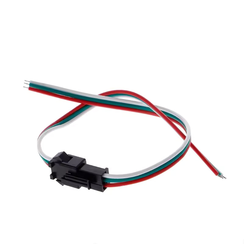 3-Pin JST SM Cable 22 AWG 15cm Male to Female for LED Strips