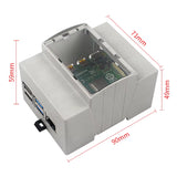 DIN rail ABS Case for Raspberry Pi 5 Dimensions