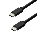 USB-C to USB-C Cable – 0.5m / 1m Black (USB 2.0)