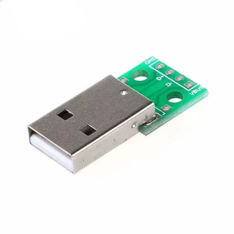 Male USB 2.0 Breakout Board 4 Pin
