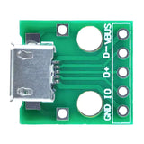 Micro USB Breakout Board 5 Pin