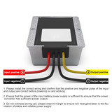 24V to 12V 15A DC-DC Buck Converter Voltage Reducer Wiring Diagram