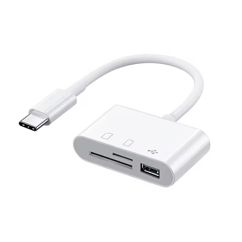 USB-C 3-in-1 Hub & Card Reader SD TF