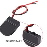CR2032 3V Coin Cell Battery Holder with On/Off Switch
