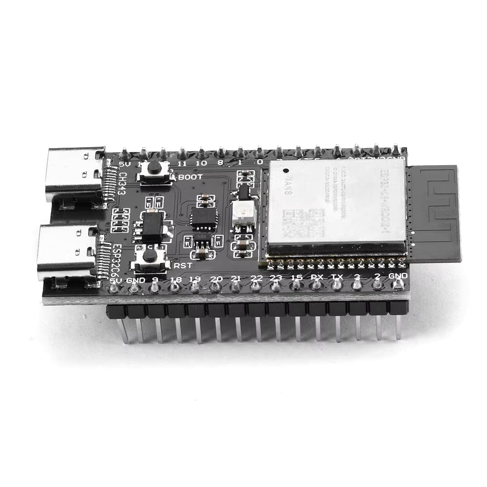 ESP32-C6 Development Board with RGB LED and 8MB Flash