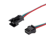 3-Pin JST SM Cable 22 AWG 15cm Male to Female for LED Strips