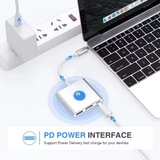 USB-C to HDMI 4K Adapter Hub with USB 3.0 and PD Charging