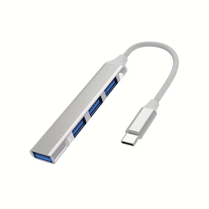 USB-C 4-in-1 Aluminum Hub Adapter