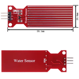 Rain Water Level Sensor Module For Arduino Dimensions