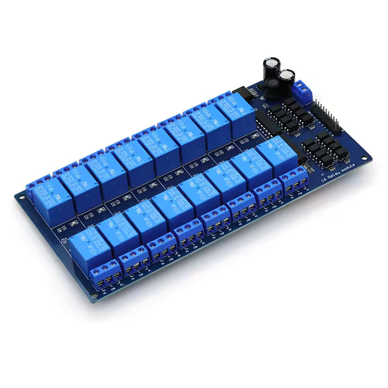 5V 12V 16 Channel Relay Module Optocoupler 10A