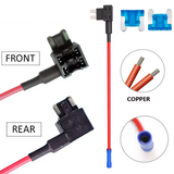 Double Mini Blade Fuse Tap Cable Low Profile – 15A