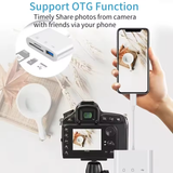 USB-C 3-in-1 Hub & Card Reader SD TF