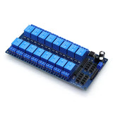 5V 12V 16 Channel Relay Module Optocoupler 10A