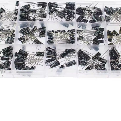 200pcs Electrolytic Capacitor Kit 15 Values Assorted Capacitor Set