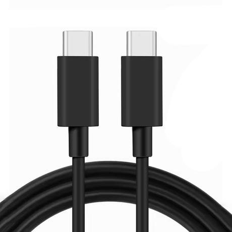 USB-C to USB-C Cable – 0.5m / 1m Black (USB 2.0)