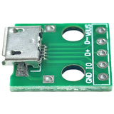 Micro USB Breakout Board 5 Pin