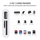 USB-C 3-in-1 Hub & Card Reader SD TF