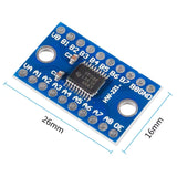 TXS0108E 8 Channel Bidirectional Logic Level Converter Module Dimensions