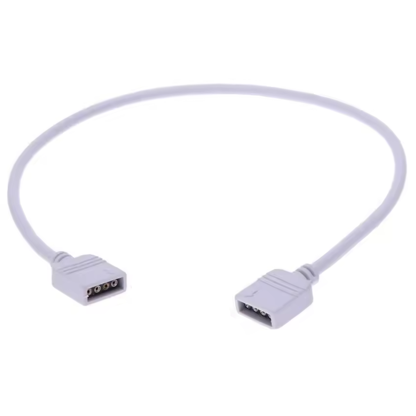 LED Strip Extension Cable 4 Pin - 1m 2m 5m 10m White