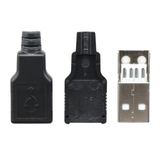 USB Type A Male 4 Pin DIY Connector Plug