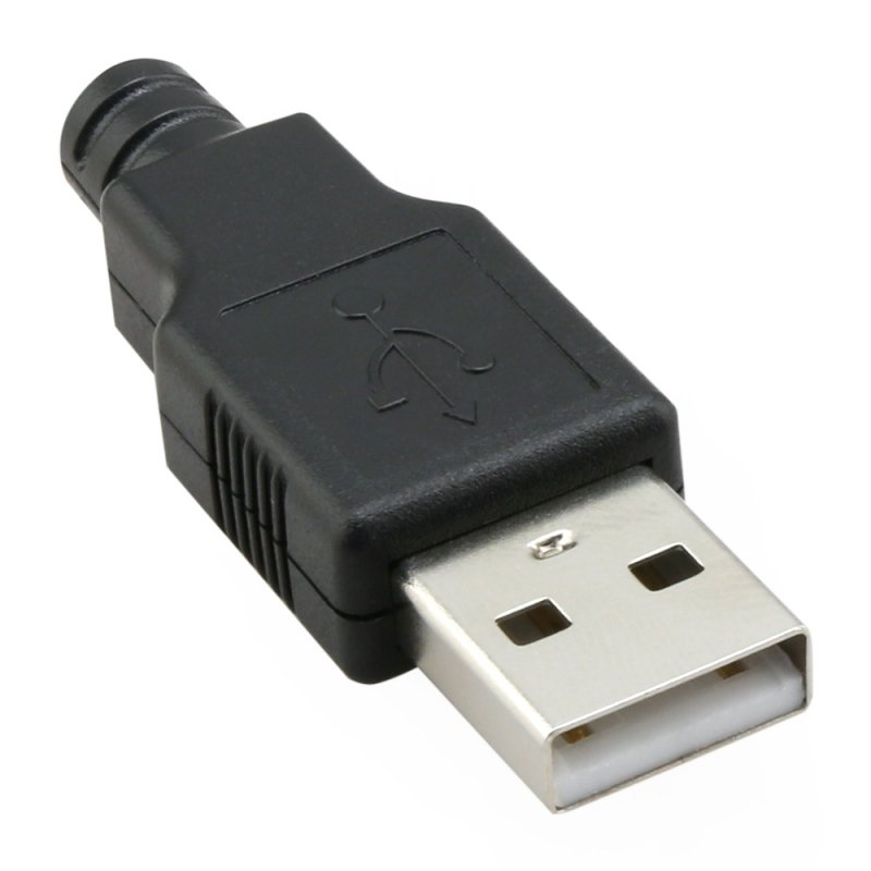 USB Type A Male 4 Pin DIY Connector Plug