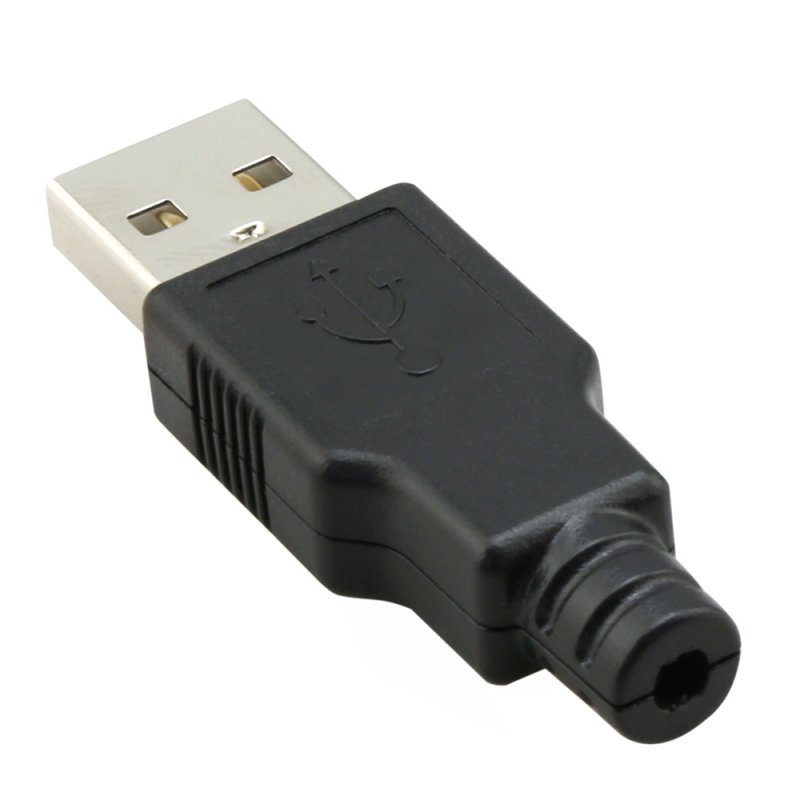 USB Type A Male 4 Pin DIY Connector Plug