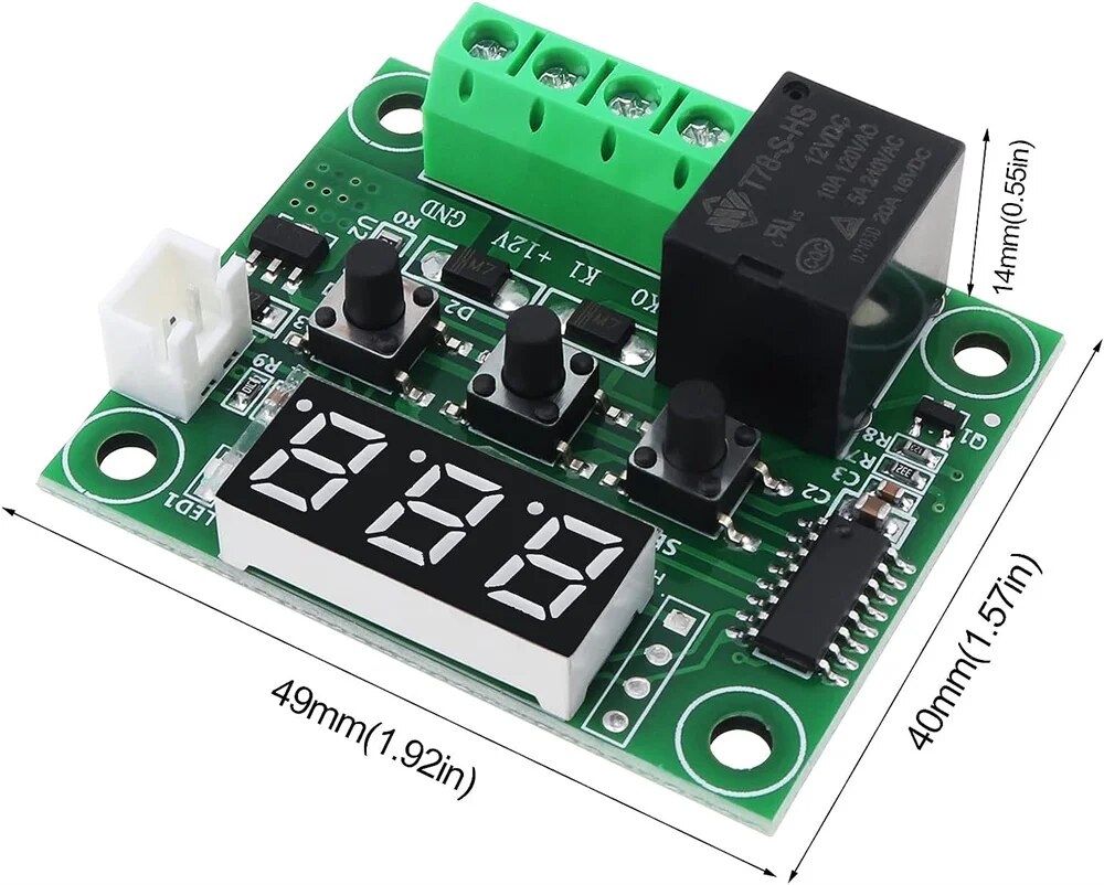 Temperature Control Module Without Display W1209 Temperature Controller Module – Zaitronics