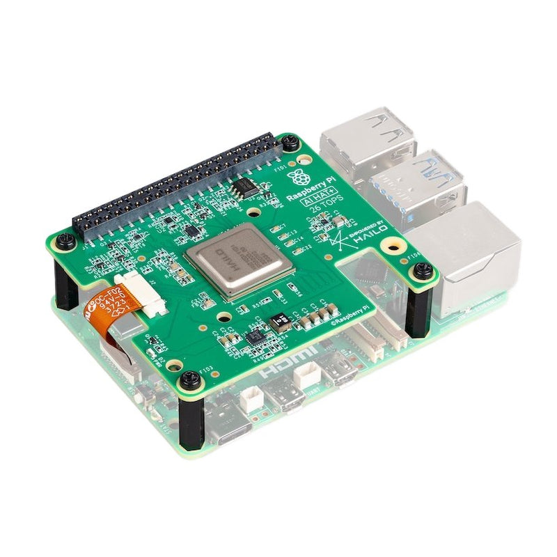 Raspberry Pi AI HAT+ for Raspberry Pi 5 - 13 TOPS