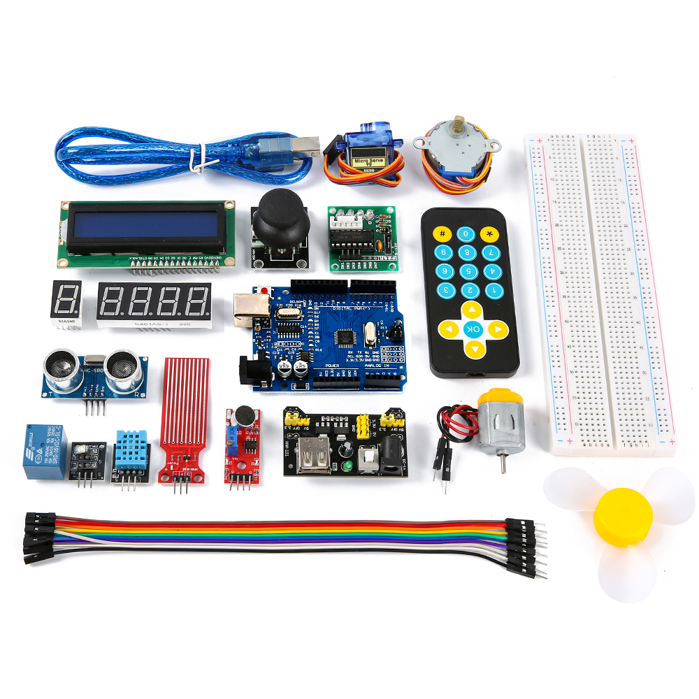 Arduino Starter Kit – 40+ Component Kit with Motors, Sensors & Displays