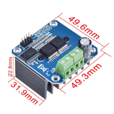 BTS7960B 43A High-Power H-Bridge Motor Driver Module Dimensions