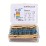 600pcs 30 Values Resistor Kit - 1/4W 1% Metal Film