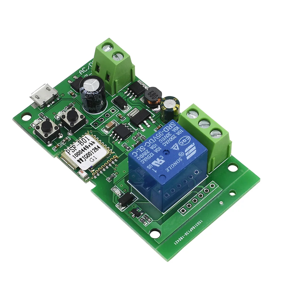 Wireless Smart Switch DC 5V-12V Home Relay Module Self-locking Wifi ...